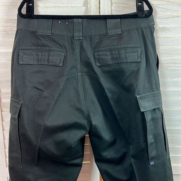 5.11 Tactical Black Adjustable Waist Duty Work Pants 35-39 - Picture 6 of 14